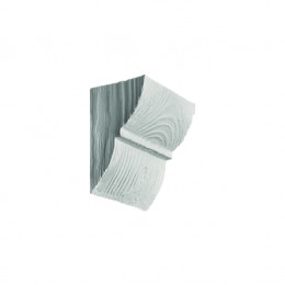 Декоративная консоль из полиуретана рустик EQ 017 classic белая 6х9